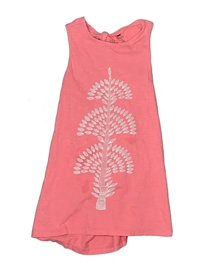Pre-owned Tea Kids' Dress In Pink