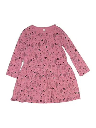 Pre-owned Tea Kids' Dress In Pink