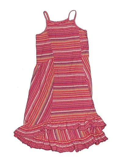 Pre-owned Tea Kids' Dress In Pink