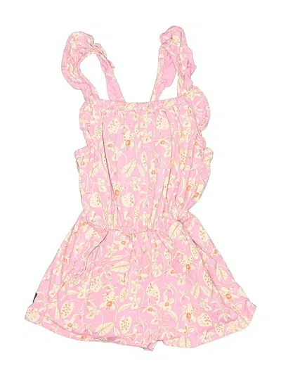 Pre-owned Tea Kids' Dress In Pink