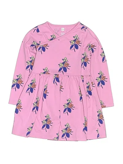 Pre-owned Tea Kids' Dress In Pink