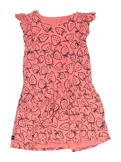 Pre-owned Tea Kids' Dress In Pink