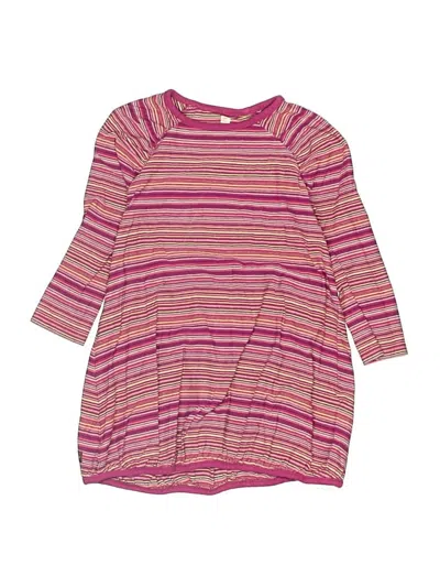 Pre-owned Tea Kids' Dress In Pink