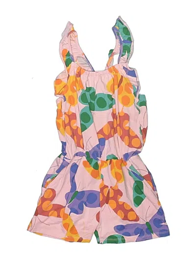 Pre-owned Tea Kids' Dress In Pink
