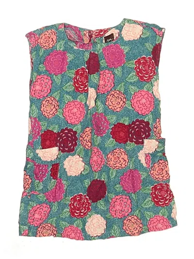 Pre-owned Tea Kids' Dress In Pink