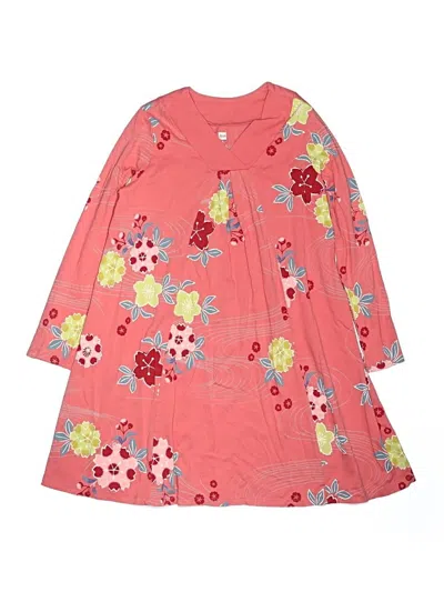 Pre-owned Tea Kids' Dress In Pink