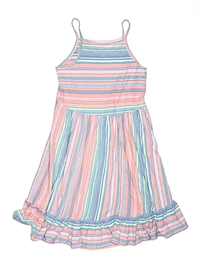 Pre-owned Tea Kids' Dress In Pink