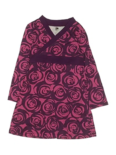 Pre-owned Tea Kids' Dress In Purple