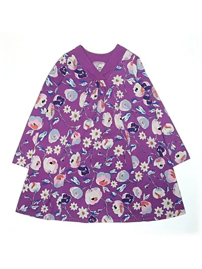 Pre-owned Tea Kids' Dress In Purple