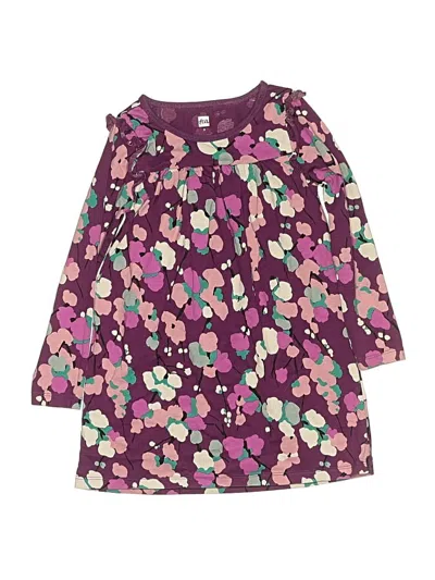 Pre-owned Tea Kids' Dress In Purple