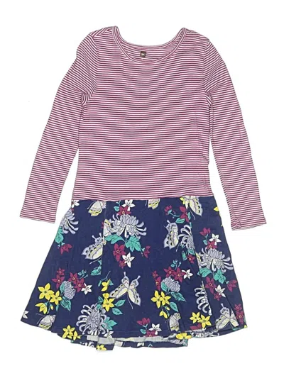 Pre-owned Tea Kids' Dress In Purple