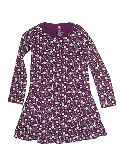 Pre-owned Tea Kids' Dress In Purple