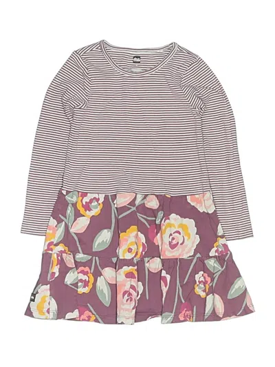 Pre-owned Tea Kids' Dress In Purple