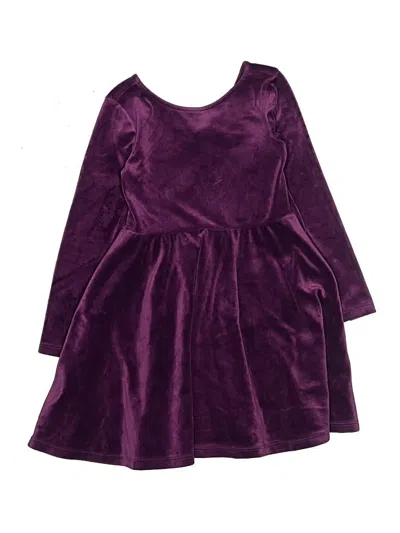 Pre-owned Tea Kids' Dress In Purple