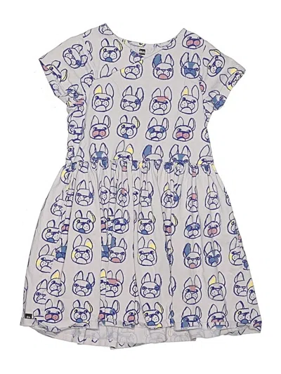 Pre-owned Tea Kids' Dress In Purple