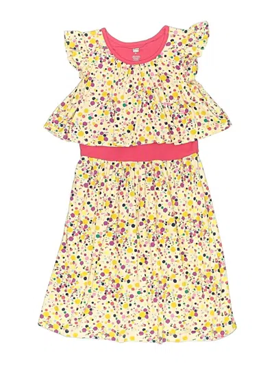 Pre-owned Tea Kids' Dress In Yellow
