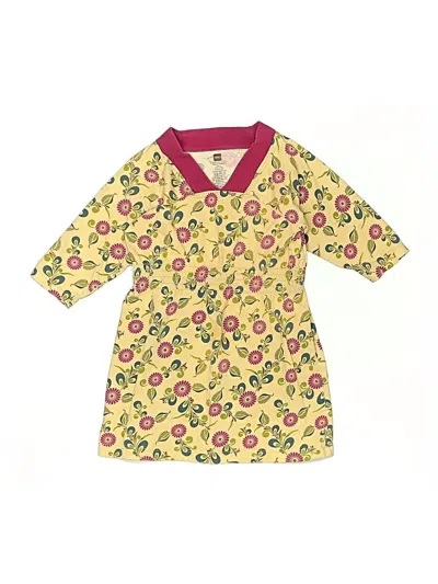 Pre-owned Tea Kids' Dress In Yellow