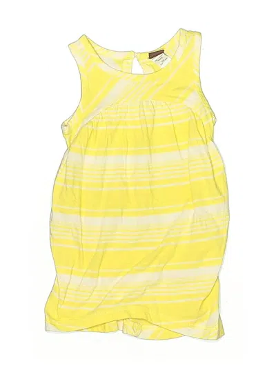 Pre-owned Tea Babies' Dress In Yellow