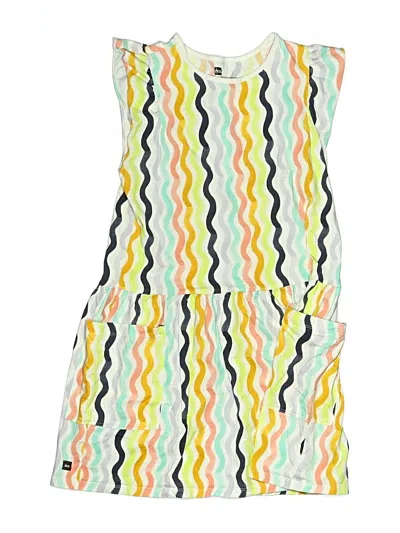 Pre-owned Tea Kids' Dress In Yellow