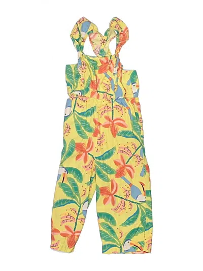 Pre-owned Tea Kids' Dress In Yellow