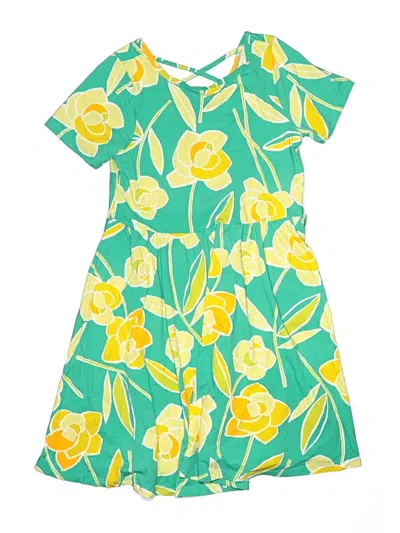 Pre-owned Tea Kids' Dress In Yellow
