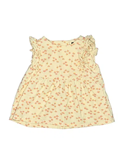 Pre-owned Tea Kids' Dress In Yellow
