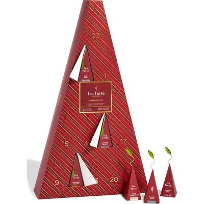 Tea Forte Tea Forté 24-piece Warming Joy Advent Calendar In Red