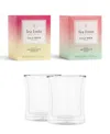 Tea Forte Cold Brew Duo And Poom Cup Tea Bundle, 4 Piece In No Color