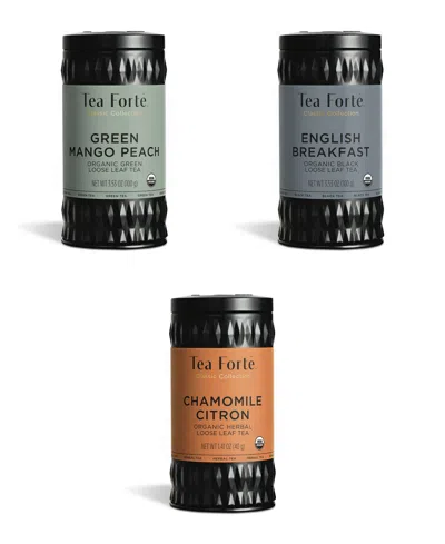 Tea Forte Loose Tea Trio, 3 Piece In No Color
