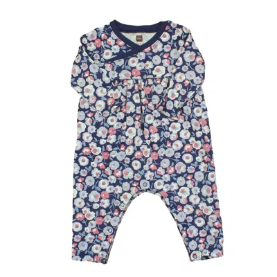 Tea Kids' Girls Blue Lavender Pink Long Sleeve Outfit In Multi