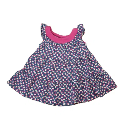 Tea Kids' Girls Blue Pink Dress In Purple