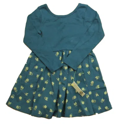 Tea Kids' Girls Blue Purple Floral Dress