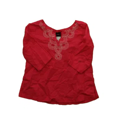 Pre-owned Tea Kids' Girls Pink Blouse