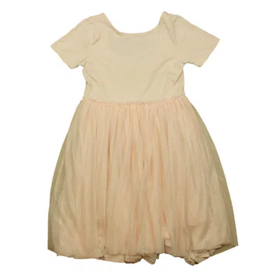 Pre-owned Tea Kids' Girls Pink Dress