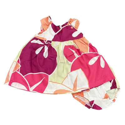 Tea Kids' Girls Pink Purple Dress