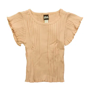 Pre-owned Tea Kids' Girls Pink T-shirt