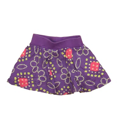 Pre-owned Tea Kids' Girls Purple Pink Skirt