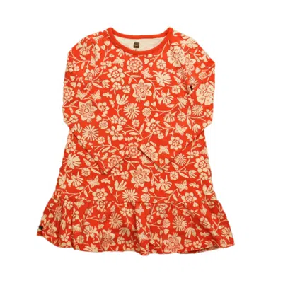 Tea Kids' Girls Red White Dress