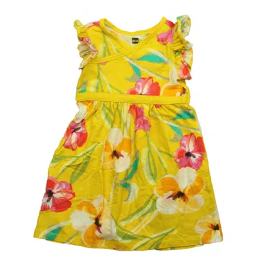 Tea Kids' Girls Yellow Floral Dress