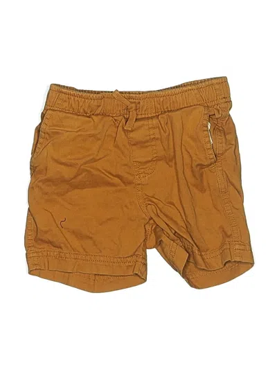 Pre-owned Tea Kids' Khaki Shorts In Brown