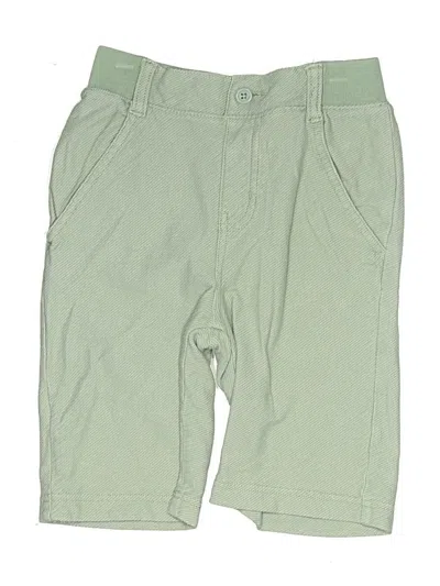 Pre-owned Tea Kids' Khaki Shorts In Green