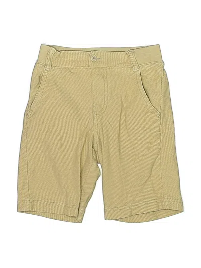 Pre-owned Tea Kids' Khaki Shorts In Yellow