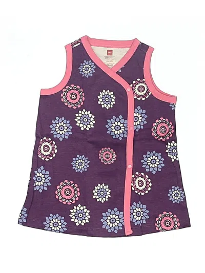 Pre-owned Tea Kids' Kimono In Purple