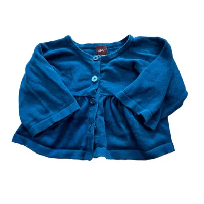 Tea Kids' L Cardigan In Blue