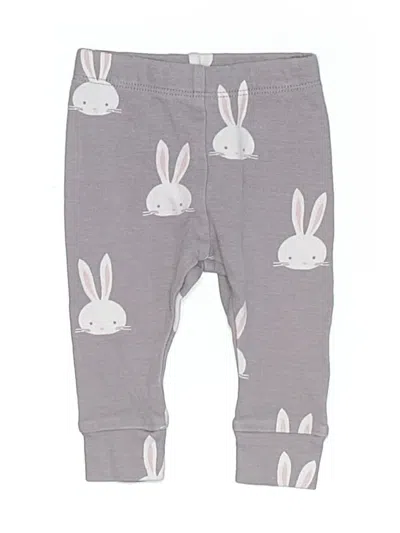 Pre-owned Tea Babies' Leggings In Gray