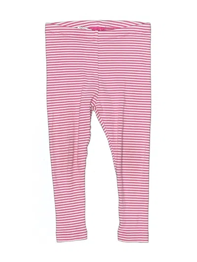 Pre-owned Tea Kids' Leggings In Pink