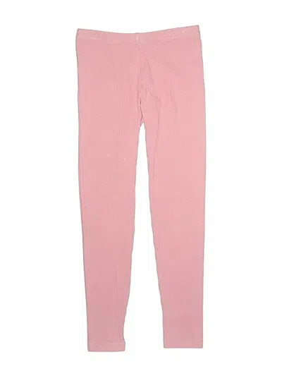 Pre-owned Tea Kids' Leggings In Pink