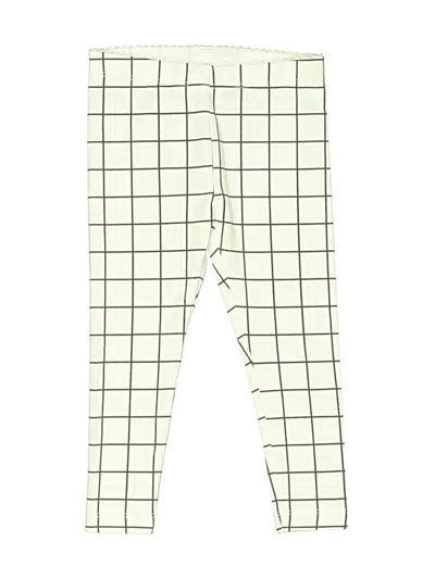 Pre-owned Tea Kids' Leggings In White