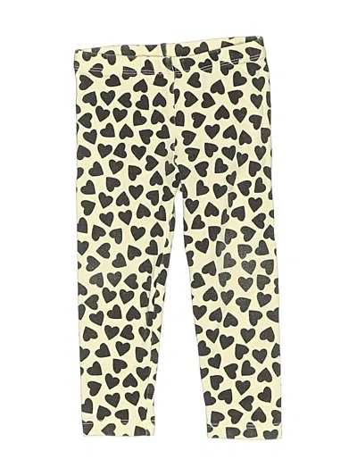 Pre-owned Tea Kids' Leggings In White