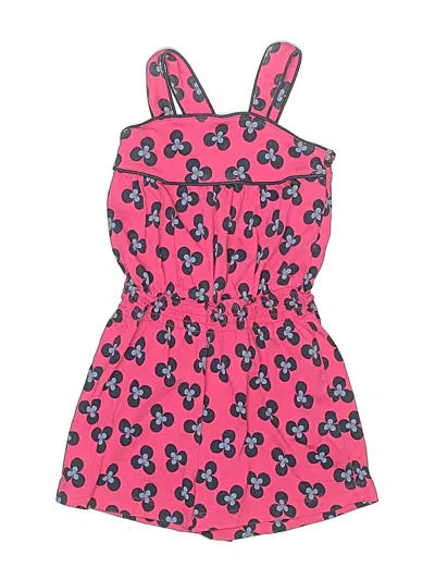Pre-owned Tea Kids' Leotard In Pink